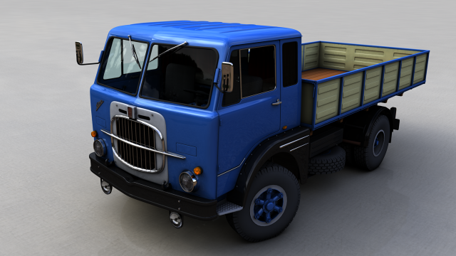 fiat 682n2 1960 3D Модель .c4d .max .obj .3ds .fbx .stl .blend 