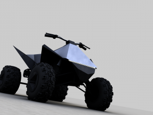 tesla cyberquad atv 2019 3D Model