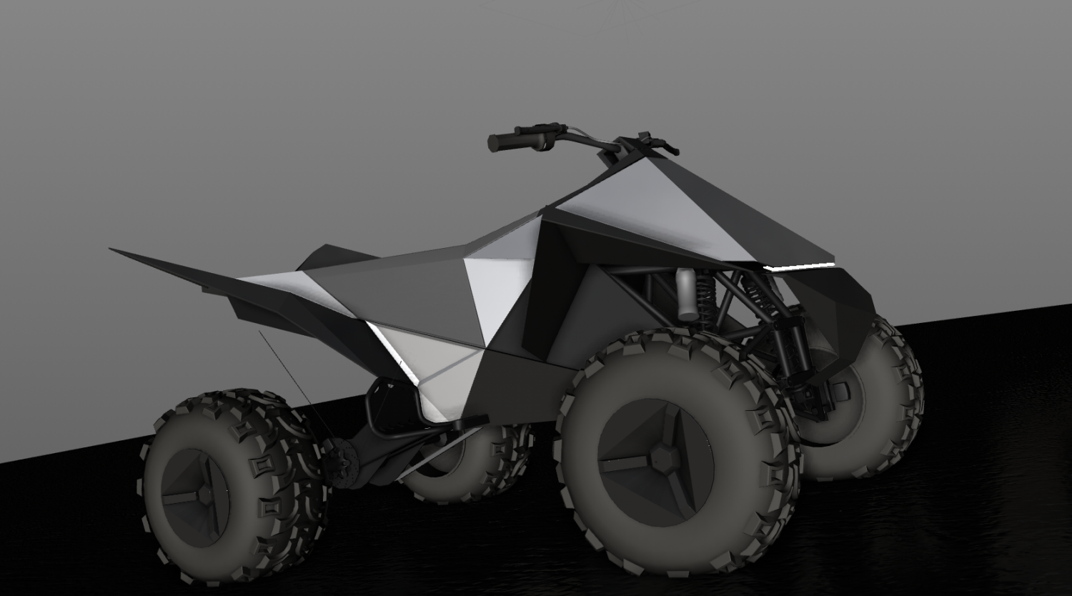 3dsmax модель квадроцикла