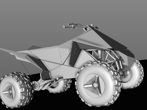 tesla cyberquad atv 2019 3D Model