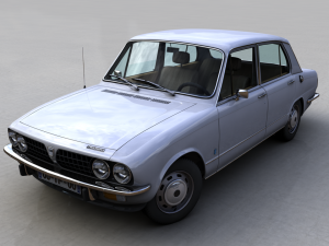 triumph dolomite 1500 tc 1976 3D Model