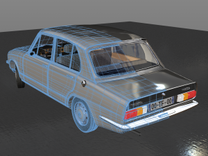 triumph dolomite 1500 tc 1976 Modelo 3D