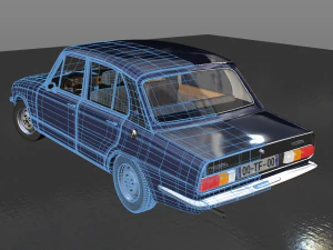 triumph dolomite 1850 hl 1975 3D Model