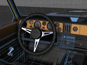 triumph dolomite 1850 hl 1975 3D Model