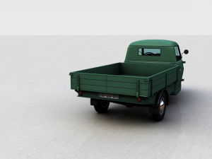 goliath goli tieflader 1955 3D 모델