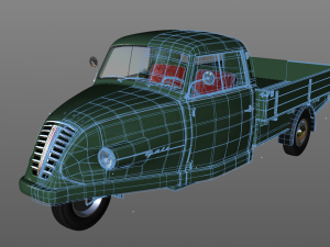 goliath goli tieflader 1955 3D 모델