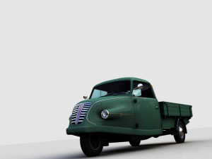 goliath goli tieflader 1955 3D 모델