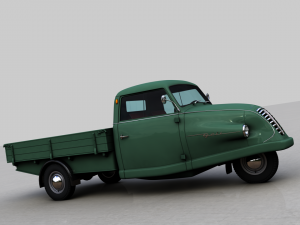 goliath goli tieflader 1955 3D 모델