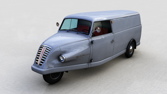 goliath goli kastenwagen 1955 Model 3D .c4d .max .obj .3ds .fbx .stl .blend 