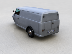 goliath goli kastenwagen 1955 Model 3D