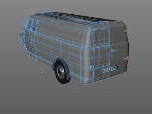 goliath goli kastenwagen 1955 Model 3D