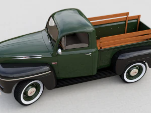 M47 Pickup 1949 3D Model