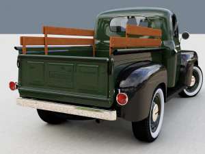 M47 Pickup 1949 3D Model