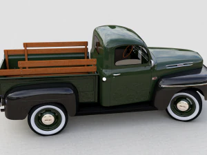 M47 Pickup 1949 3D Model