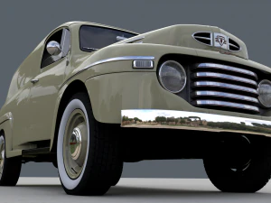 M47 Panel Van 1949 3D Model