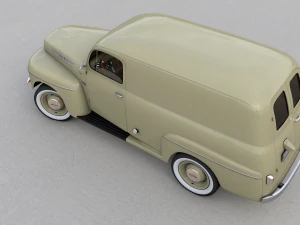 M47 Panel Van 1949 3D Model