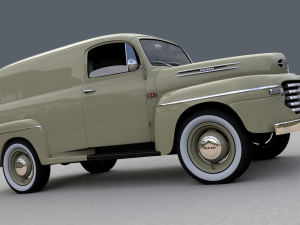 M47 Panel Van 1949 Modelo 3D