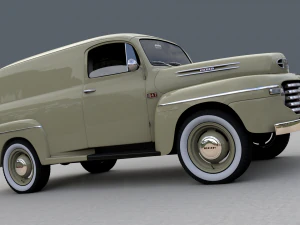 M47 Panel Van 1949 3D Model