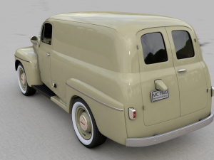 M47 Panel Van 1949 Modelo 3D