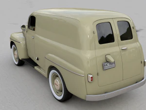M47 Panel Van 1949 3D Model