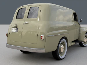 M47 Panel Van 1949 3D Model