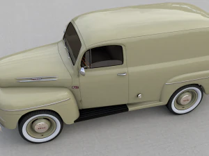 M47 Panel Van 1949 3D Model