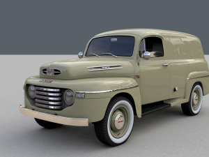 M47 Panel Van 1949 Modelo 3D