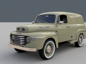 M47 Panel Van 1949 3D Model