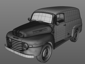 M47 Panel Van 1949 Modelo 3D