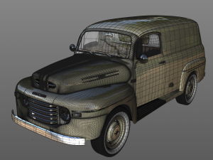 M47 Panel Van 1949 Modelo 3D