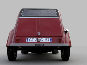 citroen 2cv az 1957 Modèle 3D