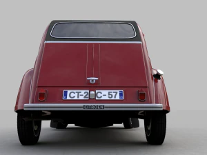 citroen 2cv az 1957 3D Model