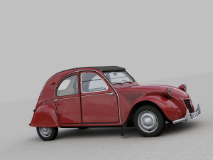 citroen 2cv az 1957 Modèle 3D