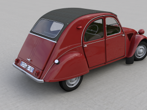 citroen 2cv az 1957 Modèle 3D