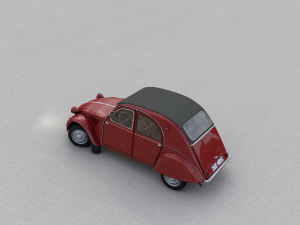 citroen 2cv az 1957 Modèle 3D