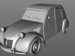 citroen 2cv az 1957 Modèle 3D