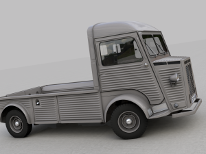 citroen hy pickup 1948 3D Model