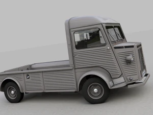 citroen hy pickup 1948 3D Model