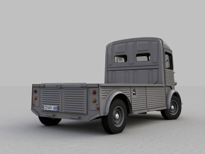 citroen hy pickup 1948 3D Model