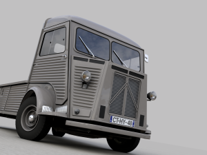 citroen hy pickup 1948 3D Model