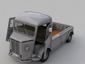 citroen hy pickup 1948 3D Model