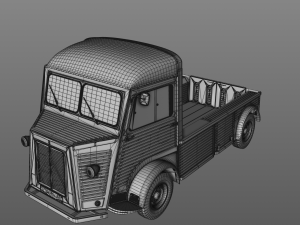 citroen hy pickup 1948 3D Model