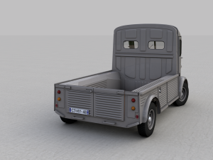 citroen hy pickup 1948 3D Model