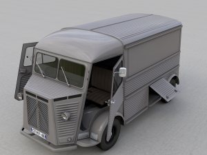 citroen hy van 1948 Modelo 3D