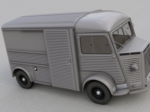citroen hy van 1948 Modelo 3D