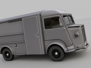 citroen hy van 1948 Modelo 3D