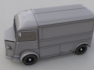citroen hy van 1948 Modelo 3D
