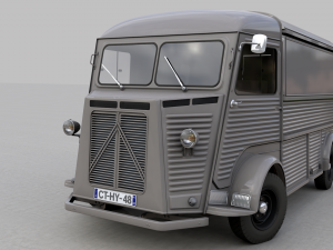 citroen hy van 1948 Modelo 3D
