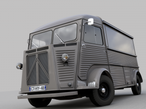 citroen hy van 1948 Modelo 3D