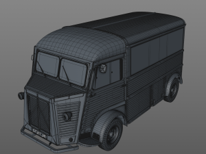 citroen hy van 1948 Modelo 3D